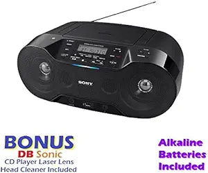Sony ZSRS70BTCDBAT Portable Bluetooth Mega Bass Boombox — main product image