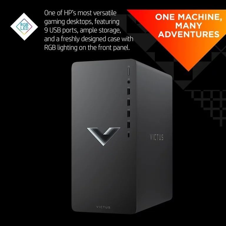 HP HP 2023 Victus 15L Gaming Desktop Ryzen 5 RX6400