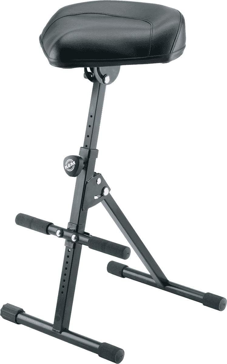 K&M 14047.000.55 Performance Pneumatic Adjustable Stool - Black — main product image