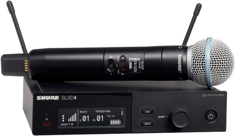 Shure SLXD24/B58-J52 - Digital Wireless Handheld Microphone System — main product image