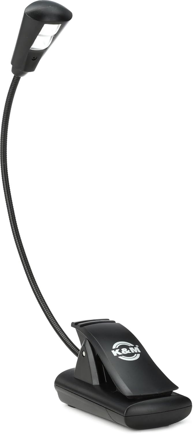 K&M 12242.000.55 LED Music Stand Light FlexLight Black — main product image