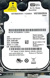 Western Digital WD7500KMVW-11ZSMS4 750GB USB 3.0 Hard Drive