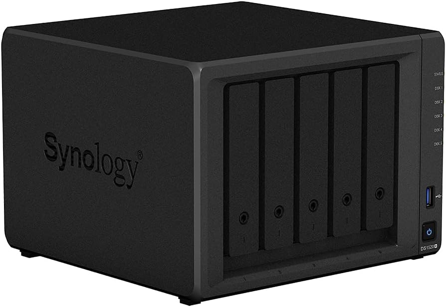 Synology ASIHLAMZ518 DS1520+ 20TB NAS Server