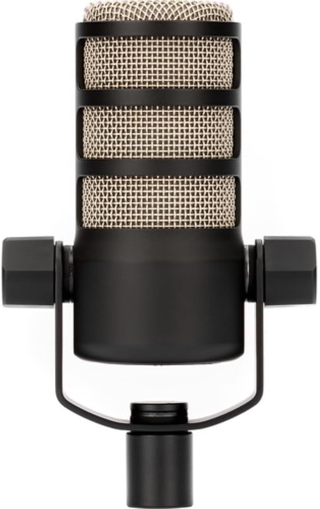 Rode PodMic Dynamic Podcasting Microphone Bundle Table Stand