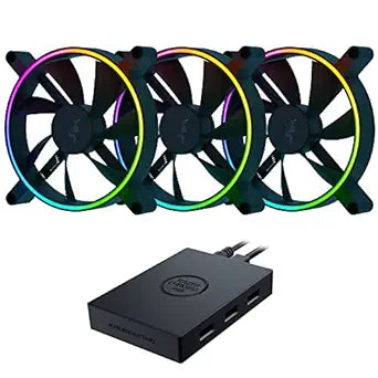 Razer Kunai Hydraulic 140MM aRGB PC Fans with Controller