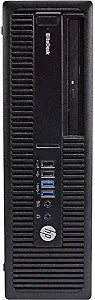 HP EliteDesk 800 G2 SFF Desktop PC - i7, 16GB, 256GB SSD + 2TB HDD (Renewed)
