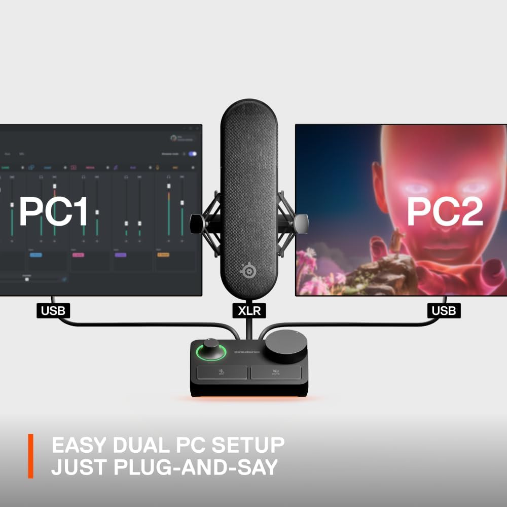 SteelSeries Alias Pro XLR Mic Streaming Kit