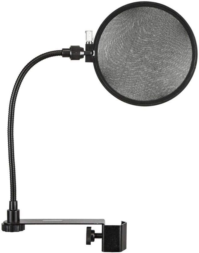Monoprice Dual-Screen Microphone Pop Filter Gooseneck — main product image
