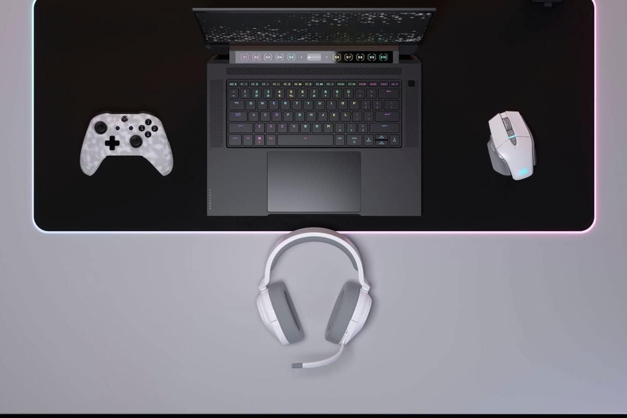 Corsair HS55 Wireless Gaming Headset White Renewed