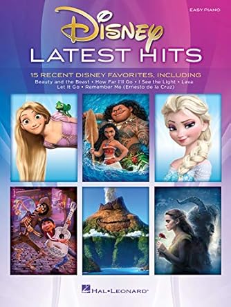 Hal Leonard Disney Latest Hits Easy Piano Songbook — main product image