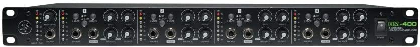 Mackie HM-400 4-Channel Headphone Amplifier Rackmount
