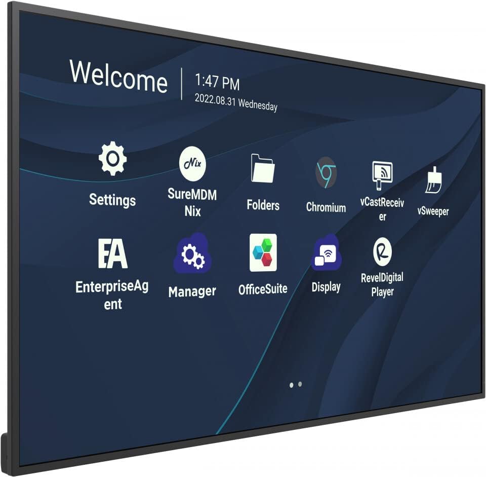 ViewSonic CDE5530 55" 4K UHD Wireless Presentation Display