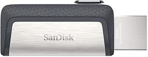 SanDisk SDDDC2-064G Ultra Dual USB Drive - 64GB, Type-C