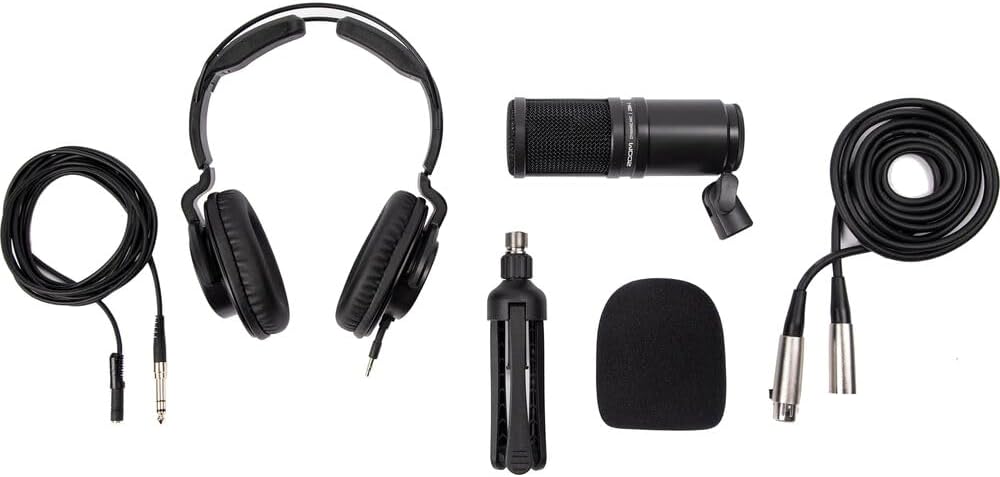 Zoom ZDM-1 Podcast Mic Pack Dynamic Microphone Kit