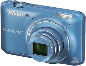 Nikon COOLPIX S6400 - Blue Digital Camera - 3D