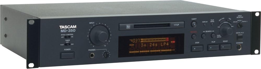 Tascam MD-350 MiniDisc Recorder/Player for Live Sound