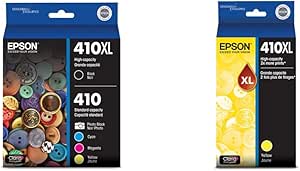 Epson T410XL-BCS Ink Cartridge Combo Pack + Yellow T410XL420-S