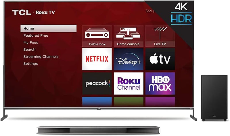 TCL 4-Series 85S435 4K Roku TV - Alto 6 Sound Bar Bundle — main product image