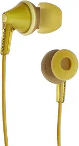 Panasonic RP-HJE125-Y Ergofit Wired In-Ear Yellow Earphones — main product image