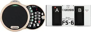 Boss DR-01S Rhythm Partner with FS-6 Foot Switch — main product image
