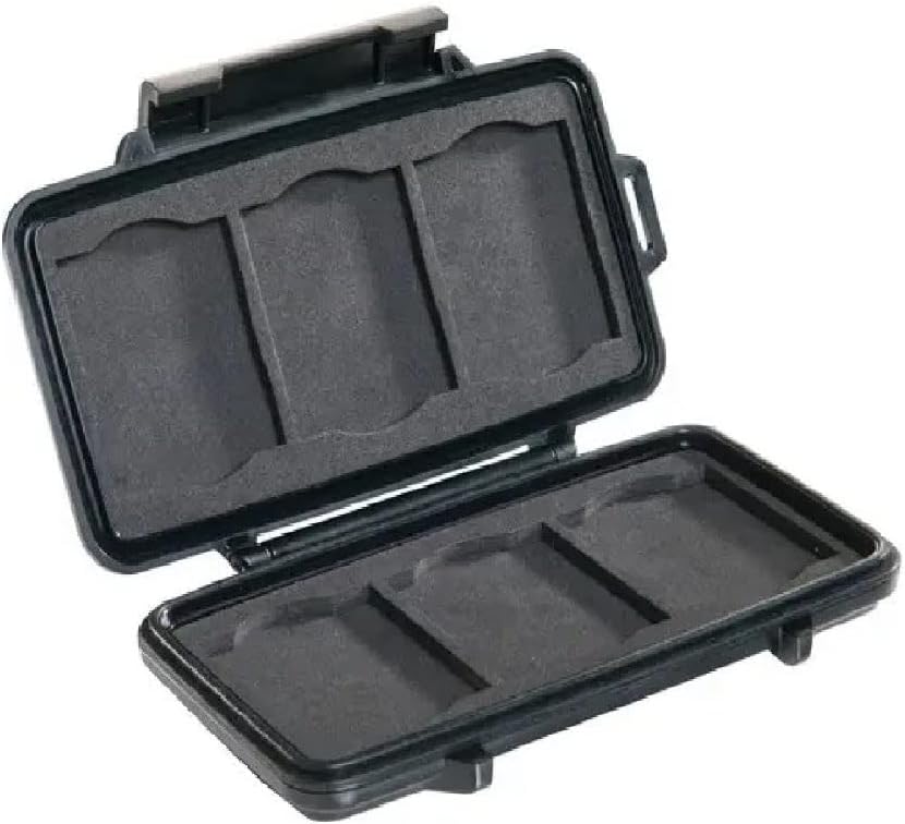 Pelican 0940-015-110 Compact Flash Memory Card Case Black