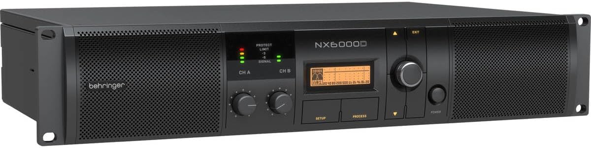Behringer NX6000D 6000W Power Amplifier with DSP