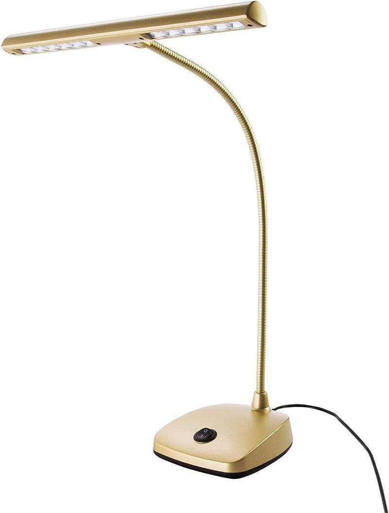 K&M 12297.090.40 Piano Lamp LED Gold Finish — main product image