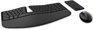 Microsoft Sculpt Ergonomic Wireless Keyboard and Mouse (Renewed)