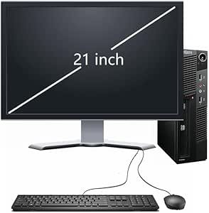 Lenovo M91p USFF i5 Desktop 8GB 500GB HDD 21" Monitor WiFi (Renewed)