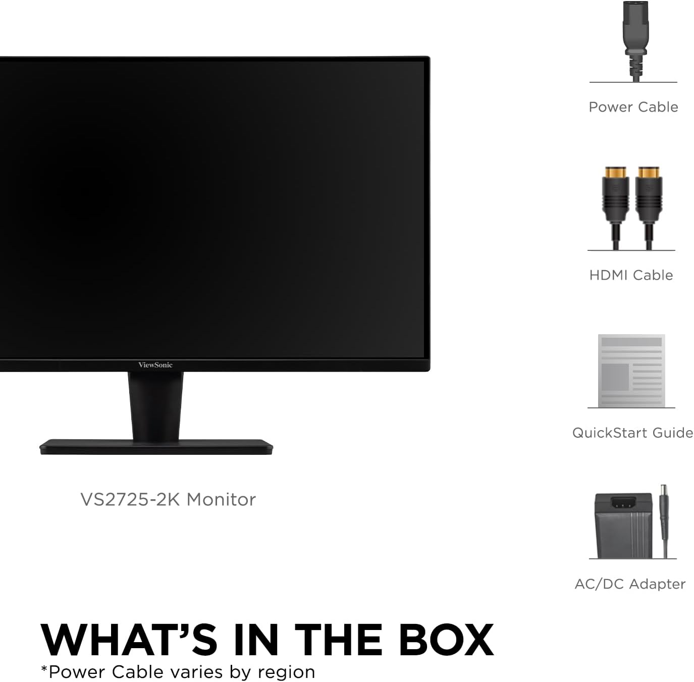 ViewSonic VS2725-2K 27-Inch QHD 100Hz Monitor