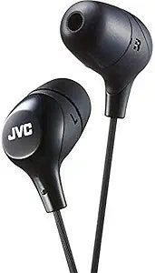 JVC HAFX38B Marshmallow Black Memory Foam Earbuds — main product image