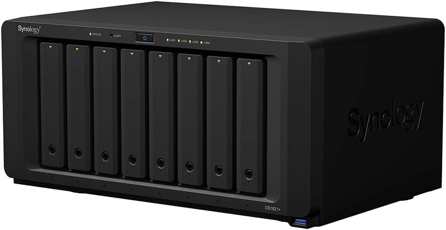 Synology DS1821+ DiskStation NAS Server Ryzen, 32GB, 144TB HDD