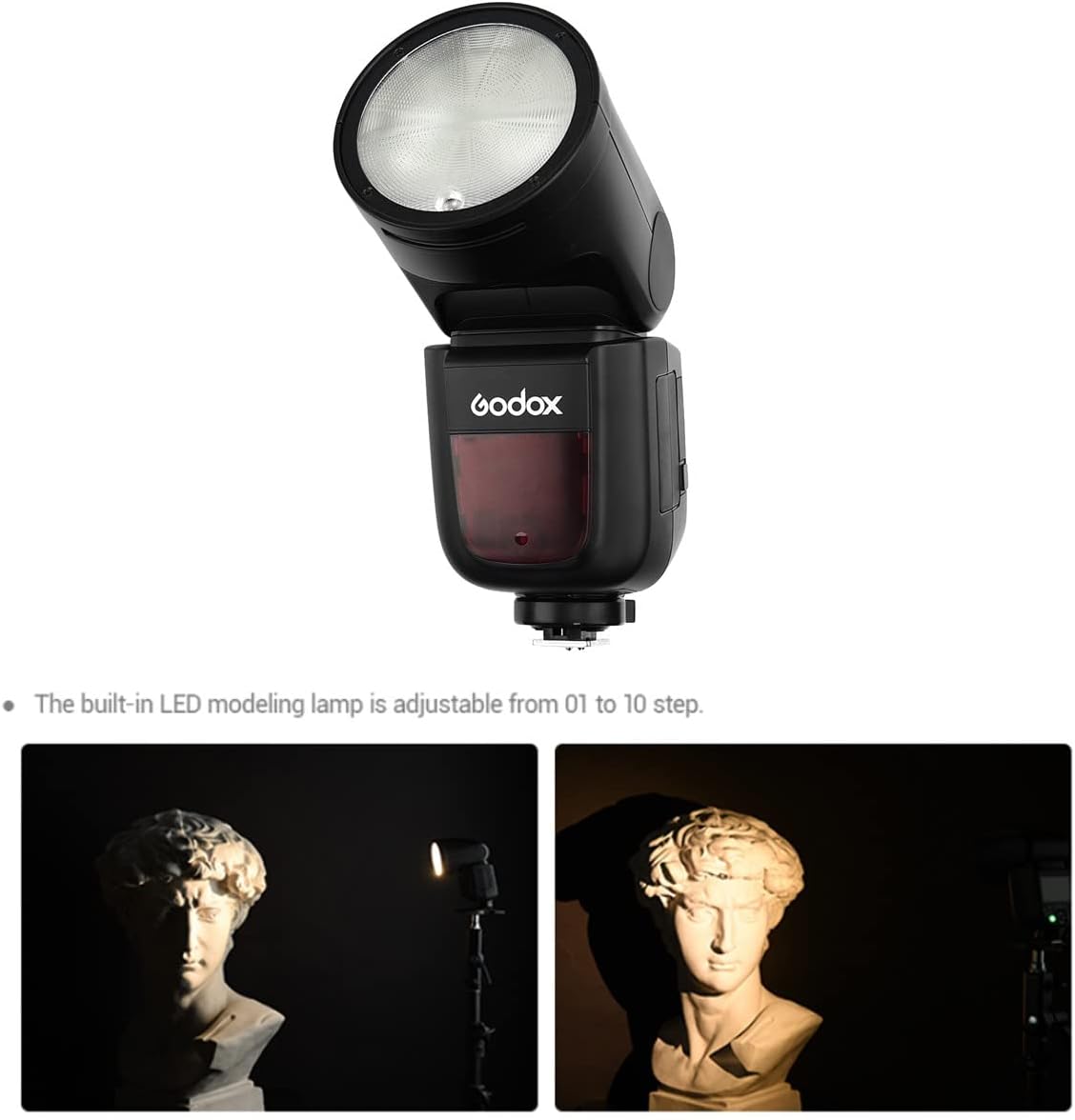 Godox V1C 76Ws TTL Round Head Flash for Canon