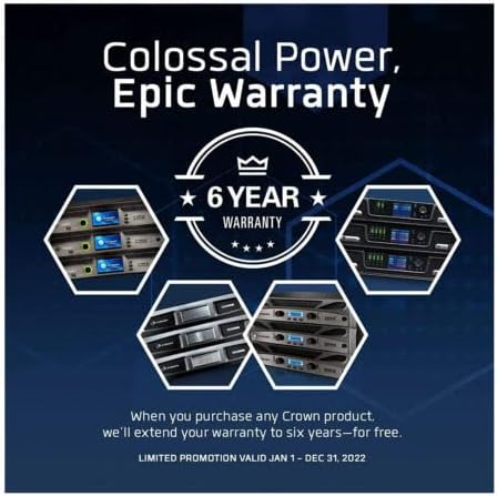 Crown XTi4002 Two-Channel 1200W Power Amplifier