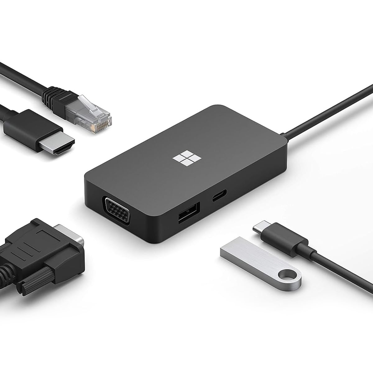 Microsoft 1E4-00001 Surface USB-C Travel Hub for Business