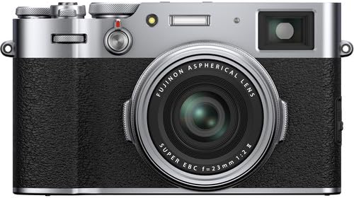 Fujifilm 16642939 X100V Digital Camera Silver Bundle