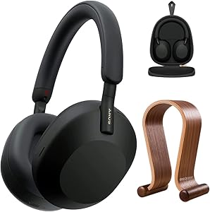 Sony E3SNWH1000XM5B Wireless Noise Canceling Headphones Bundle