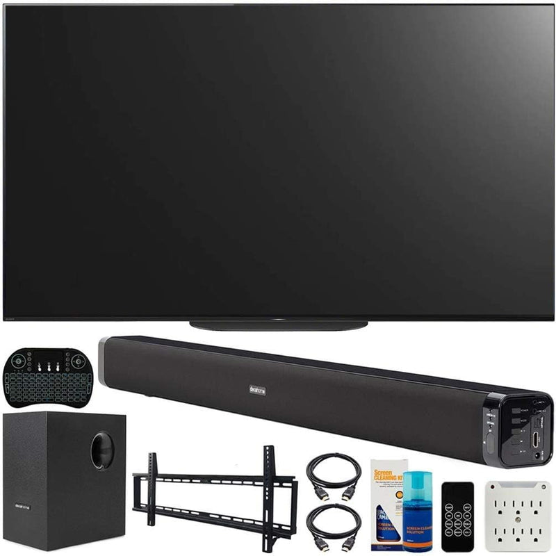 Sony XBR 65A9G 65-Inch 4K OLED TV with Soundbar Bundle — main product image