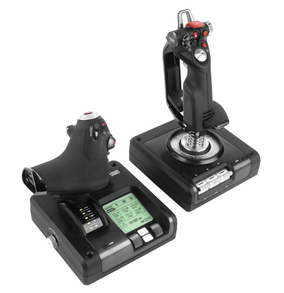 Logitech G X52 Pro 945-000066 USB Flight Control System Simulator