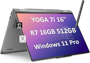 Lenovo Yoga 7i 16" 2-in-1 Touchscreen, Ryzen 7, 16GB, 512GB SSD