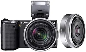 Sony NEX-5K/B Alpha 14.2MP Camera 18-55mm Lens