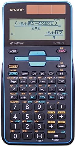 Sharp ELW535TGBBL Scientific Calculator - 16-Digit LCD