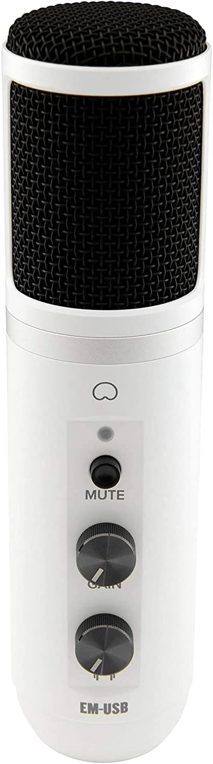 Mackie EM-USB-LTD-WHT Limited Edition White USB Microphone