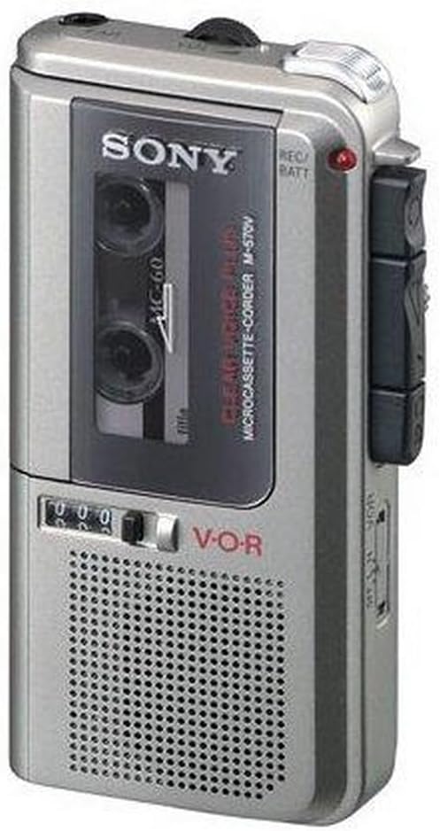 Sony M-570V Microcassette Voice Recorder — main product image