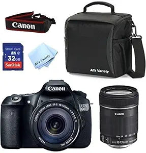 Canon 60D DSLR Camera 18-135mm Lens Bundle