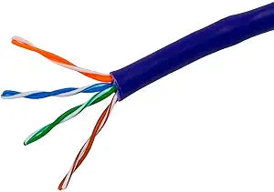 Monoprice 118544 Cat5e Ethernet Bulk Cable 1000ft Purple