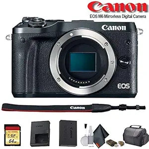 Canon 1724C001 EOS M6 Mirrorless Camera Bundle