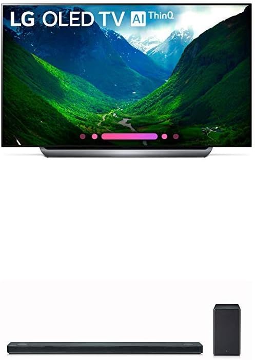 LG OLED77C8PUA 77" 4K OLED TV with SK10Y Soundbar