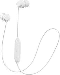 JVC HAFY8BTW Wireless Sweat Proof Earbud Headphones - White