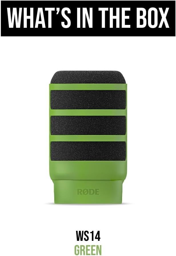 Rode WS14-G PodMic Premium Green Pop Filter